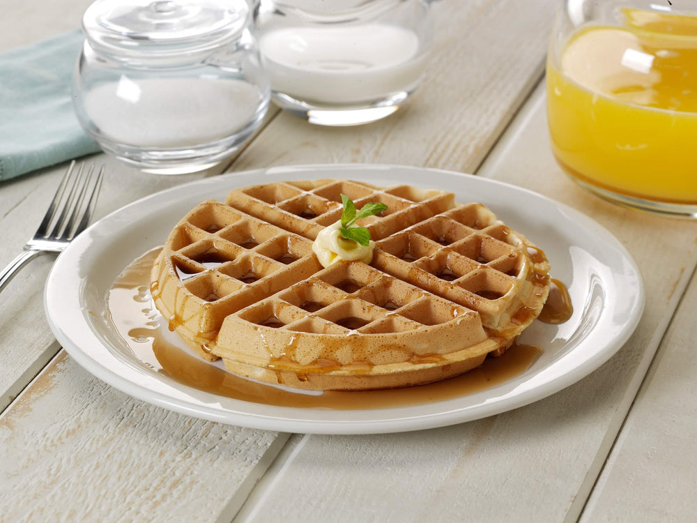 Making Original Golden Malted Waffles