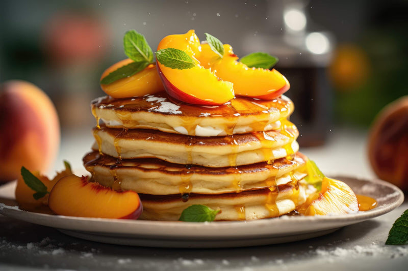 Sweeten Your Mornings with Peach Cobbler Pancakes