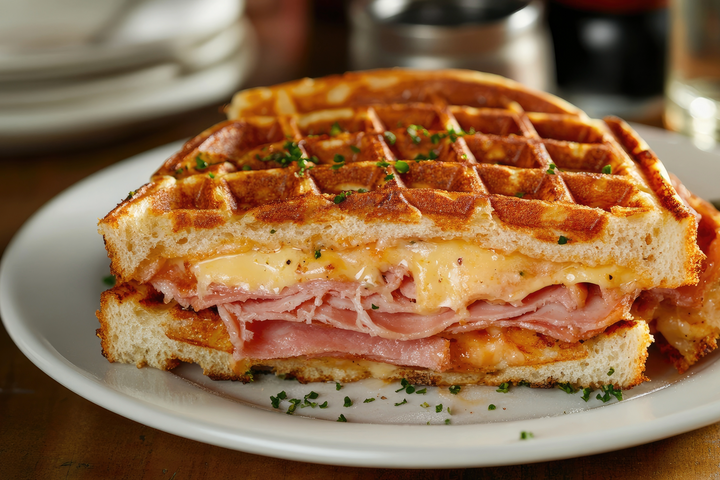 Loaded Waffles Stack Waffle Breakfast Stack – Golden Waffles